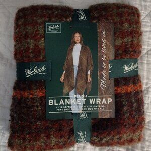 Woolrich Blanket Wrap plush ladies nwt onesize